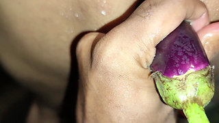 Archita Phukan Bhabhi Ki Bathroom Me Fuck & Anal Sex with Brinjal Put Ass Hole