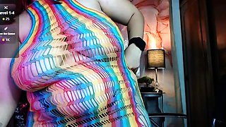 Chubby Brunette Big Boobs Dildo Masturbation