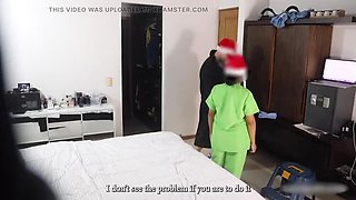 Big Tits Latina Maid Fucked Hard by BBC Part 1