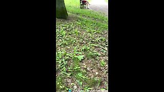 Olivia Bay Big Natural Tits - Blonde College Teen Gets Rough Hardcore Sex in Park