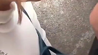 A Blonde and a Dark-haired Beauty Share Wild Passion Beneath the Open Sky. - a