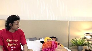 Big Boobs Hot Desi Bhabhi shares Bed to get Fucked by Devar