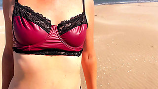 Femdom in need of sex on the beach