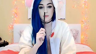 Emo Teen Becka Solo Webcam Masturbation Porn