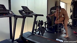 Duncan Saint And Steffy Moreno In There Was Nobody Else In The Gym So They Gave In To The Temptations 10 Min