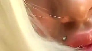 A Threesome with a Huge Breasted Blonde Cougar Has Her Pussy and Ass Stretched