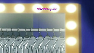 Boobalicious Gym Sluts Oil Up and Ride New Guy Until He Begs for Release - HENTAI UNCENSORED (English Subtitles)