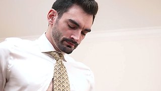 Master Aries enjoying new fuck toy Canyon Cole