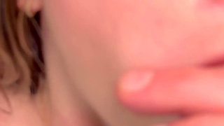 Sexy Big Tits Angel Anne Sloppy Deepthroat Blowjob