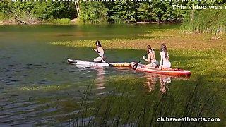 3 Girls, 1 Sup At - Kota Sky, Amelia Ost And Sumiko Smile