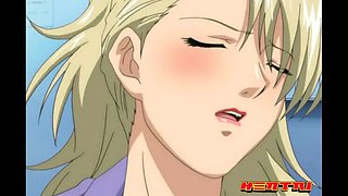 Horny Blonde Boss in Lingerie Gets Creampie After Work - Uncensored Hentai