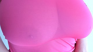 Perfect Natural Big Tits Hairy MILF