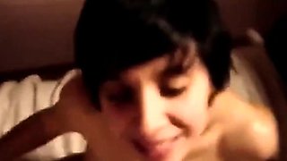 French Amateur Loves Cum in Mouth After Doggy Style