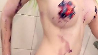My Free Cams Redhead emo Shower and masterbation play