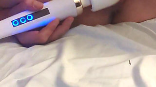 4K Solo Close up Masturbating with a Wand and Cumming Multiple Times - Richelle Rose