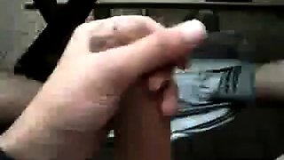 Big Cock Self-Suck Outdoors