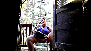 Showering in the Water Hose. Pt 4
