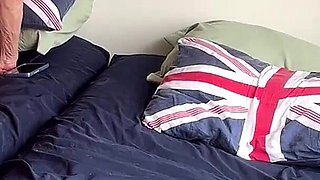 Cameras Above and Below Us as We Play on the Bed