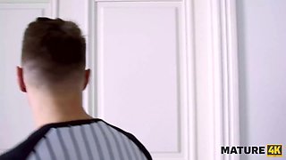 Mature4k. man told he was it master but in fact he just came to pound mature