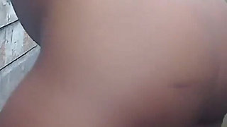 Dirtytalk Fingering Rubbing My Hairy Wet Pussy Outdoors