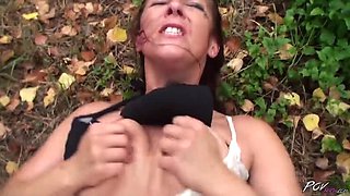 Busty GF Valentina Ross Wants Rough Outdoor POV Fuck