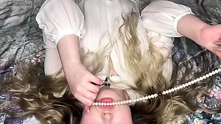 Shye White Pearl Countess Swallowing Fantasy