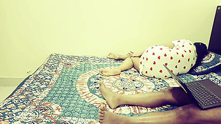 Step Sister Shares Bed with Indian Elder Brother at Home.