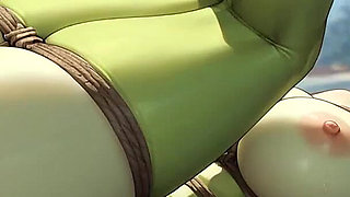 Sexy Bondage in an Autumn Forest with an Emphasis on Submission and Domination. Nude and Horny, Ready for Dirty Bondage!