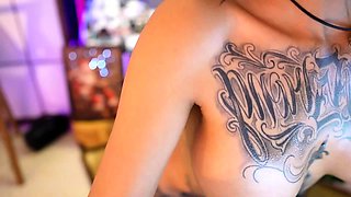 Awesome Teen With Big Boobs Dildo Masturbation