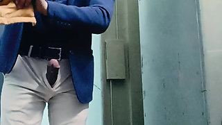 Enjoy morning bath and excercise with stepdaddy nude position