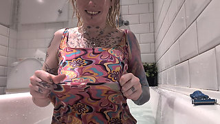 Wet Boot Fetish and Clothed Bath My Dirty Secret After a Bad Date