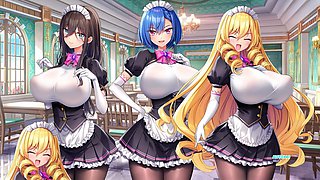 3dアニメ, cosplay anime, maid anime