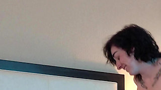 Super Sexy Petite Tatted Teen Sucking Cock - Compilation 1