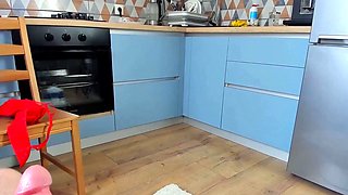 Sucking Him While Showing Off That Perfect Ass