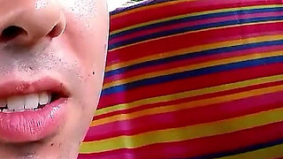 Blonde teen Milya banged by step brother at casting on vacation