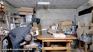 Paris Tries Fuck Machine vs. Terry Kemaco - Interracial Black & White Sex Showdown - MMM100