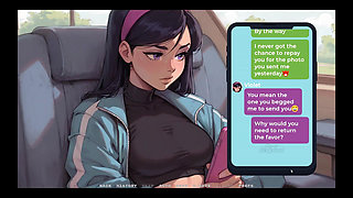My New Girlfriend Taboo Hentai Game Ep.33 Cute GF Is Sexting with Her Best Friend!