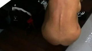 Reality blonde trios two cocks at home