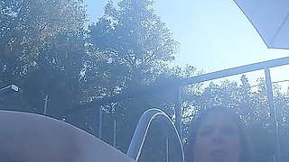 Julia North Meets Her Friend Alice in the Swimming Pool