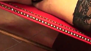 Sexy Latina Mistress with Huge Strapon Pegging Male Slave