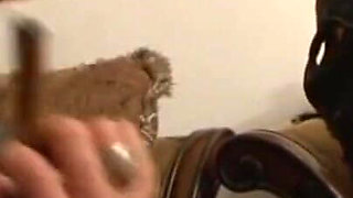 Humiliating penis stringering