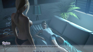 Awam 2 Ellie Real Fuck - Ellie Gets Insanely Horny Watching Her Friend Suck Dylan's Cock - Ending with Wild Threesome