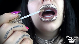 Pop for my big shiny lips: Cum countdown!