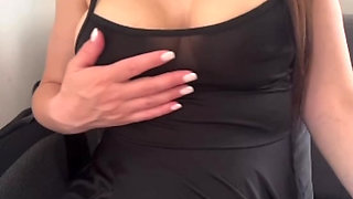 I love jerking off on my slut stepmom with big tits