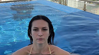 Bikini Tease, Tits Cleavage, Feet, Tits Flash