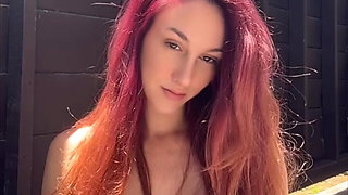 Italian Big Tits Artemisia Love Making Her Juicy Boobs Bounce Outdoor Long Hair Fetish