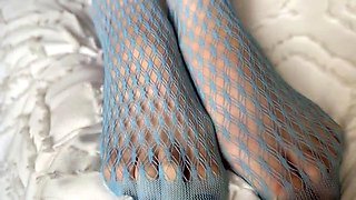 Lady Langford Nylons - Are You Staring At My Fishnet Clad
