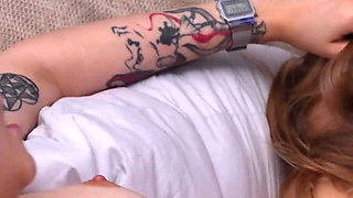 Stepbrother, Don't Peek! When Parents Are Away, Cute Homely Steppy Sis Have Hot Lesbian Sex!