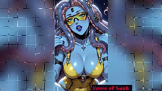 Gol Busty Alien Fantasy Animation V2
