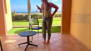 Locked on the Balcony - Desperate Piss in My Jeans